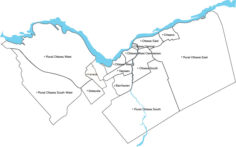 Greater Ottawa Area Map Understanding Ottawa's Neighbourhoods And Layout